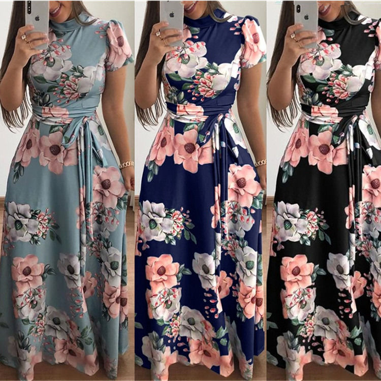 Fábrica Fábrica vestido de fiesta de graduación antiestático caluroso formal manga larga vestido maxi