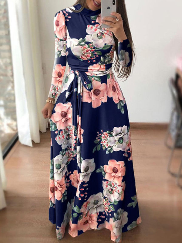 Fábrica Fábrica vestido de fiesta de graduación antiestático caluroso formal manga larga vestido maxi
